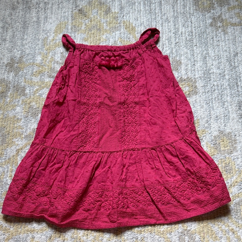 Mayoral girls sleeveless pink dress size 5